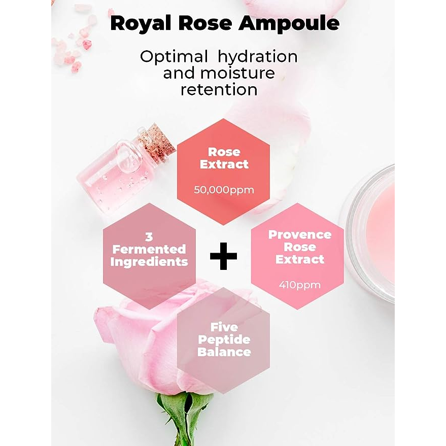 Tinh chất Hoa Hồng  Chống lão hóa-Trắng Da-Chống nhăn Medi Peel Royal Rose Premium Ampoule - 100ml