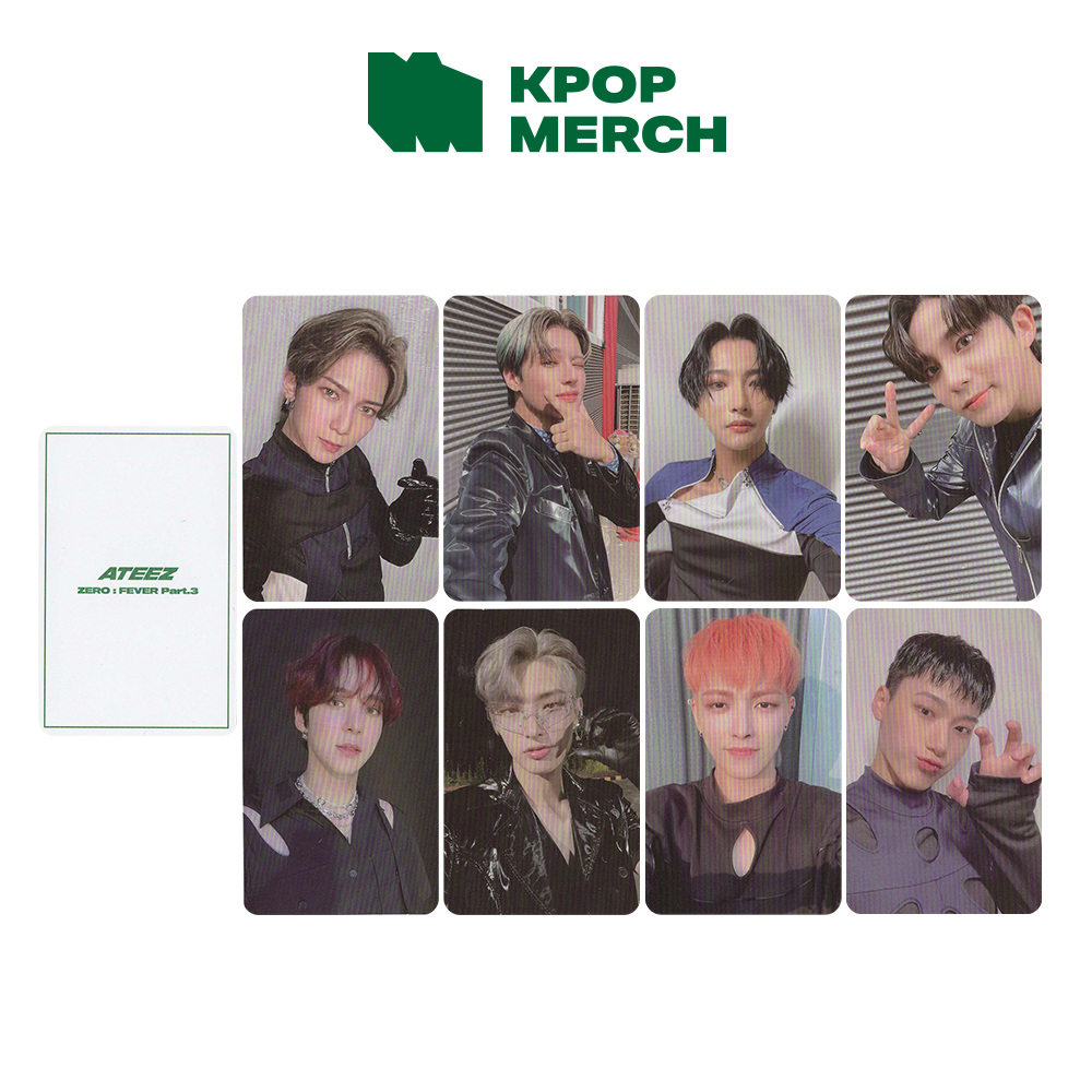 No brand Only POB Ateez - Zero:Fever Part.3 synnara pob Photo card Random
