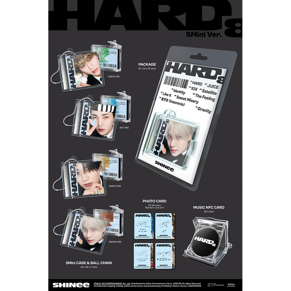 SHINEE  - 8th Album Hard SMini ver