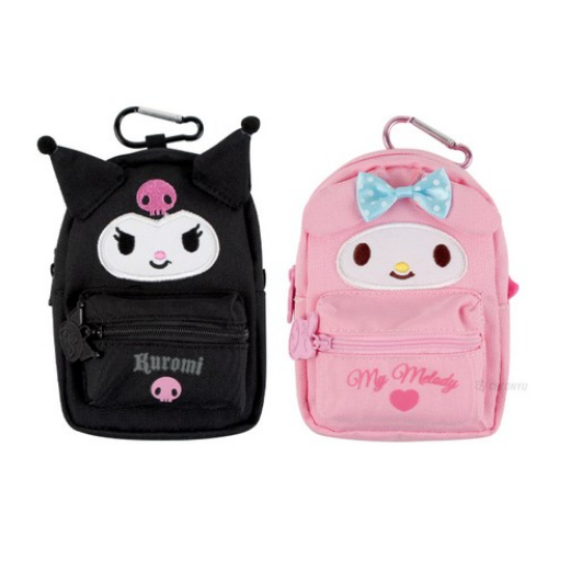 Sanrio Chính Hãng Kuromi My Melody Ba Lô Mini Có Móc Khóa Hình Chữ D