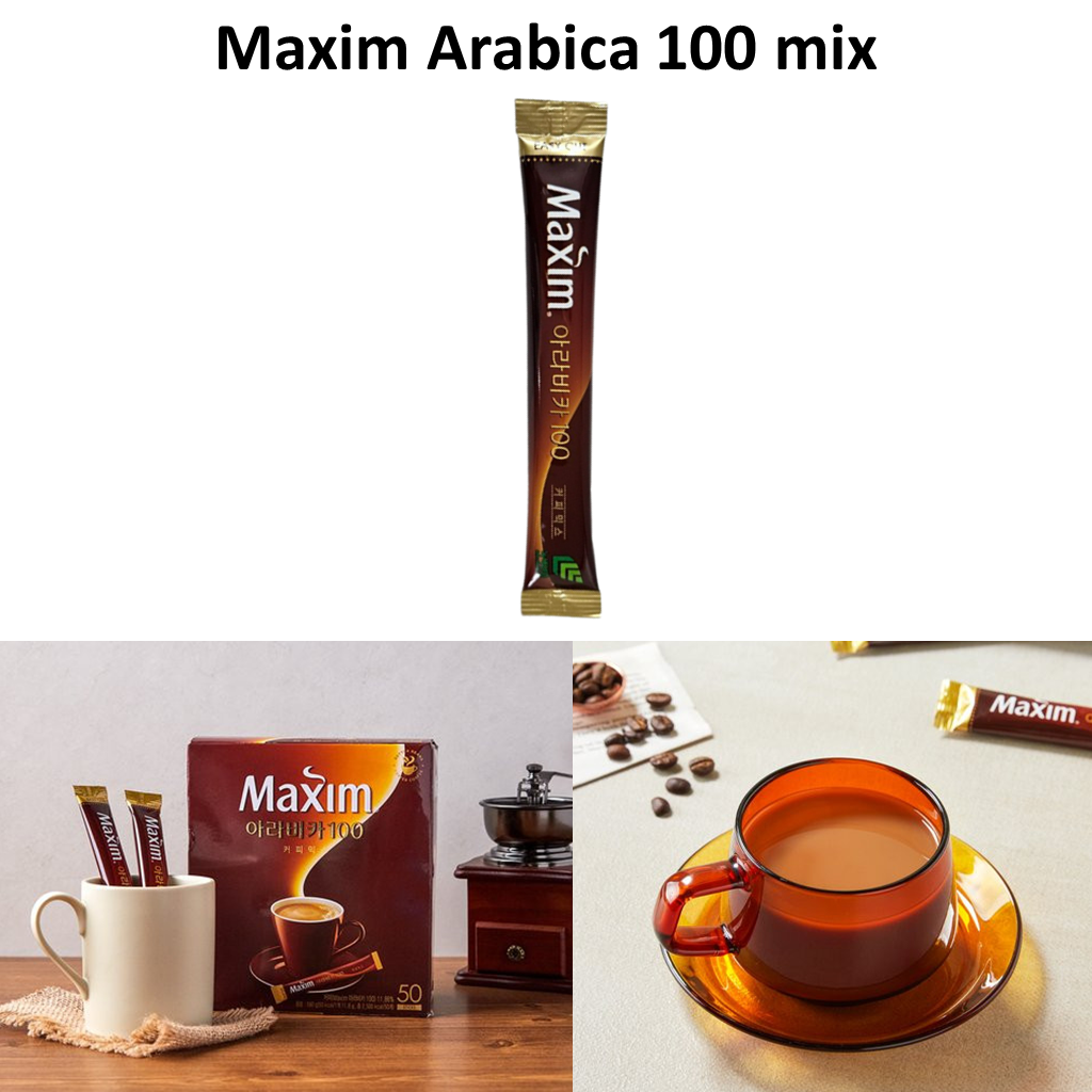 10 Gói cà phê hòa tan MAXIM nhiều loại tùy chọn