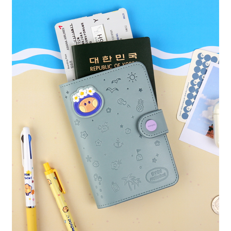 Bao Da Bọc Hộ Chiếu minini BT21