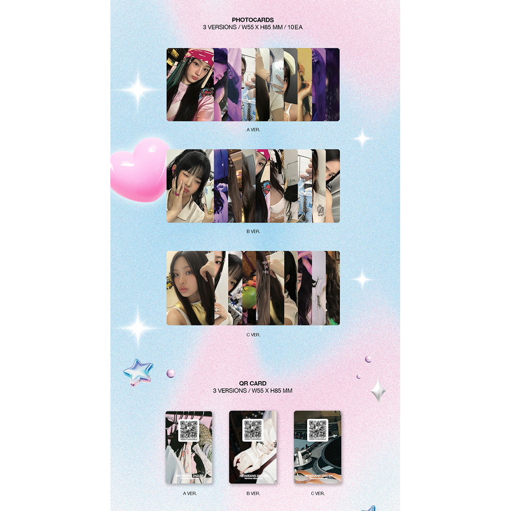 Album thứ 2 Hybe Labels no pob newjeans "get up" phiên bản weverse ngẫu nhiên