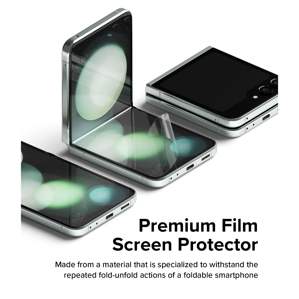 Miếng dán bảo vệ màn hình RINGKE Dual Easy Film trong suốt HD che toàn diện cho Galaxy Z Flip 5