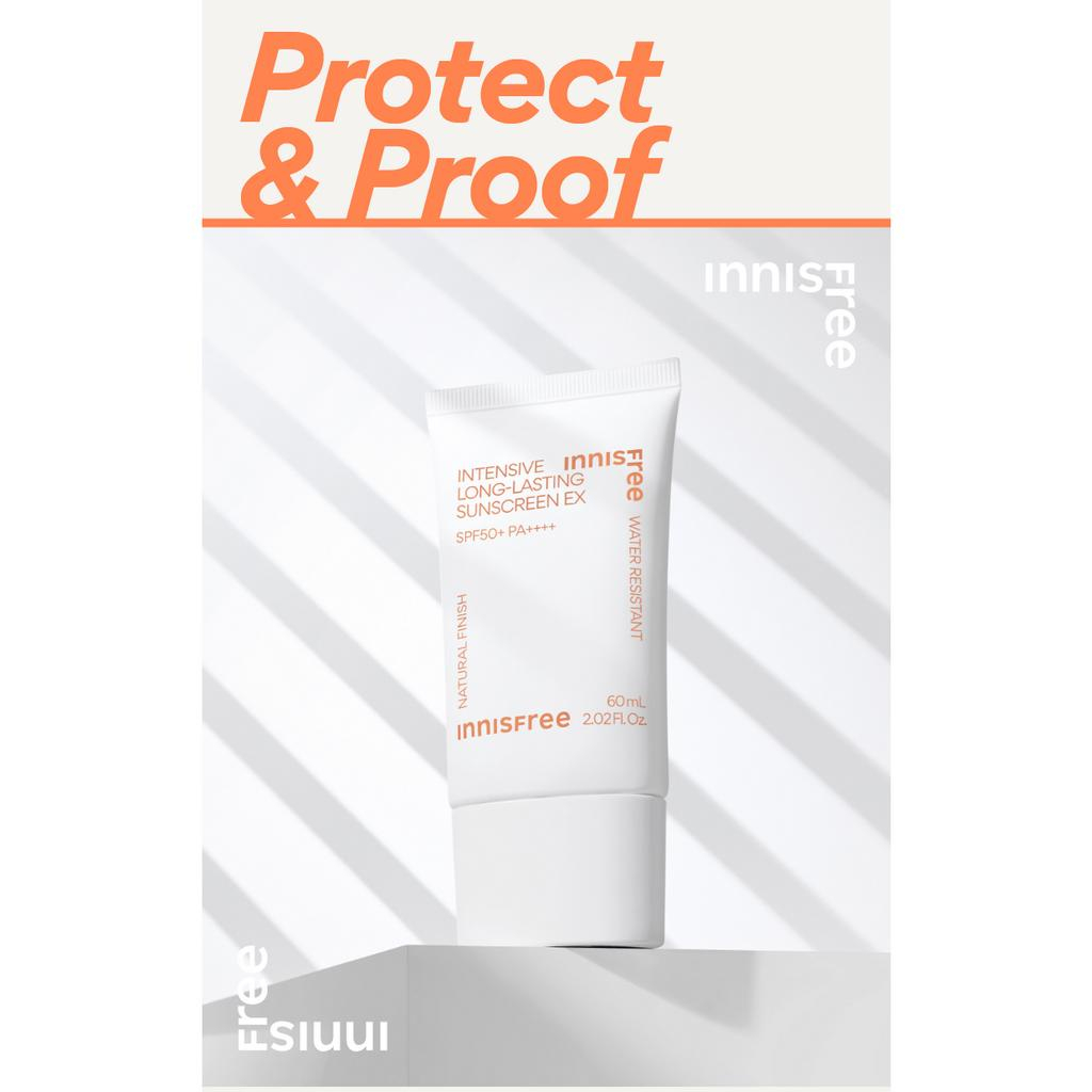 Innisfree sunscreen collection 2023 mới - lâu trôi, tone up, uv poreless, hyaruron