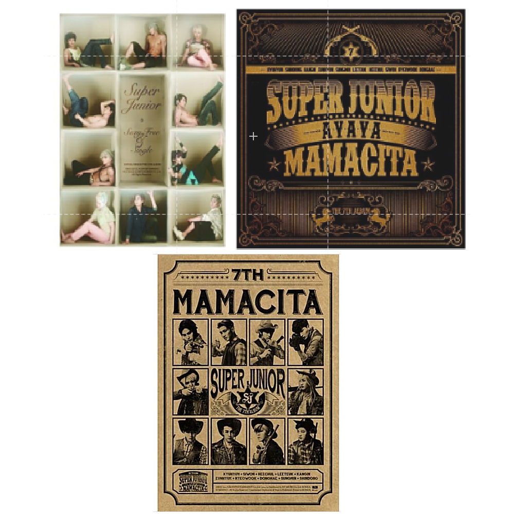 Album Super Junior - 6st 7st Full Album - Free, Free & Single , Mamacita