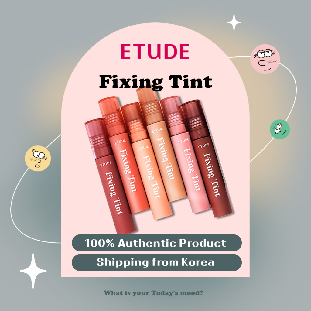 [ETUDE HOUSE] (Hàng Cuối Cùng)  Fixing Tint 4g  4g **Hạn sử dụng đến tháng 1 năm 2024. | Son Môi Chất Lì Lâu Trôi Chuyên Dụng Cho Trang Điểm