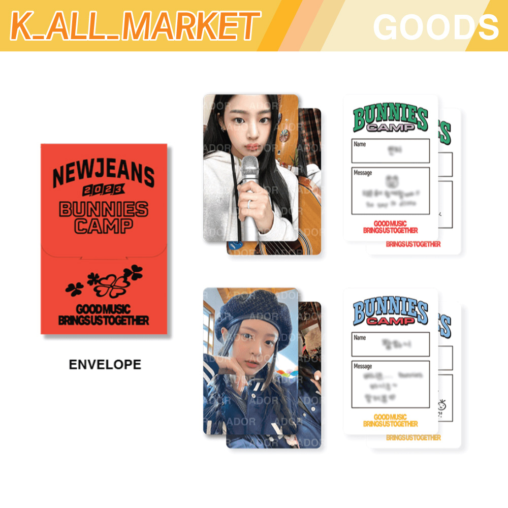 Bộ Thẻ Ảnh Hình Thỏ newjeans Bunnys Đáng Yêu