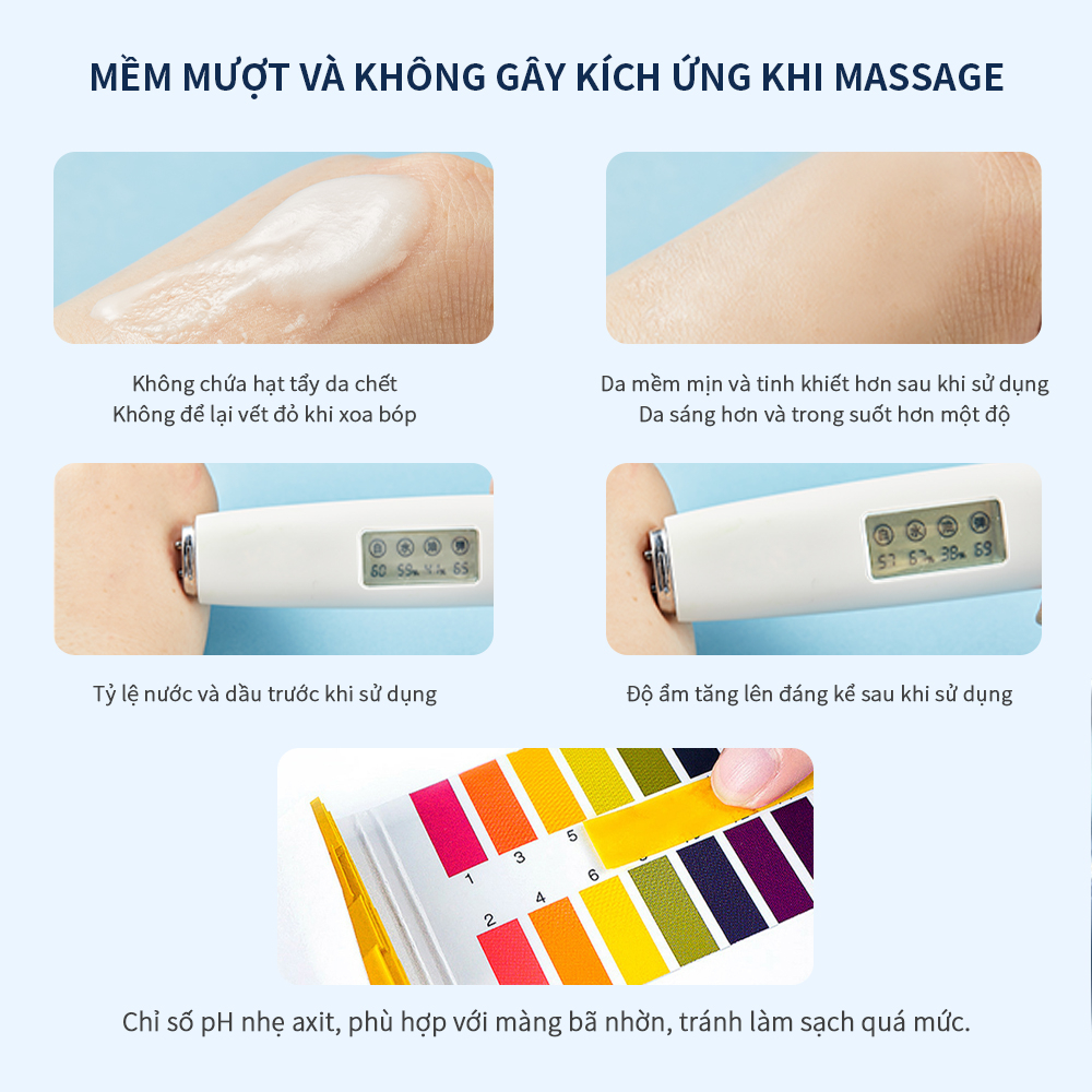 Gel tẩy tế bào chết làm sạch da chết giảm mụn mờ thâm dưỡng trắng mịn da HN Fermentation Peeling Gel 120g