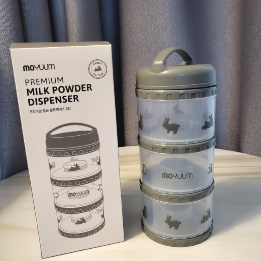 Hộp chia sữa 5 ngăn cao cấp Moyuum thỏ 2023