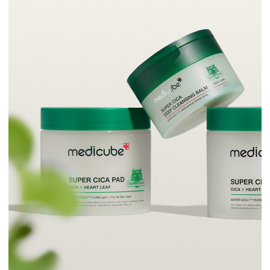 Bộ Sản Phẩm Làm Đẹp Medicube [Super Cica Kit] Bộ Sản Phẩm Làm Mịn Mụn Đầu Đen (Vegan)