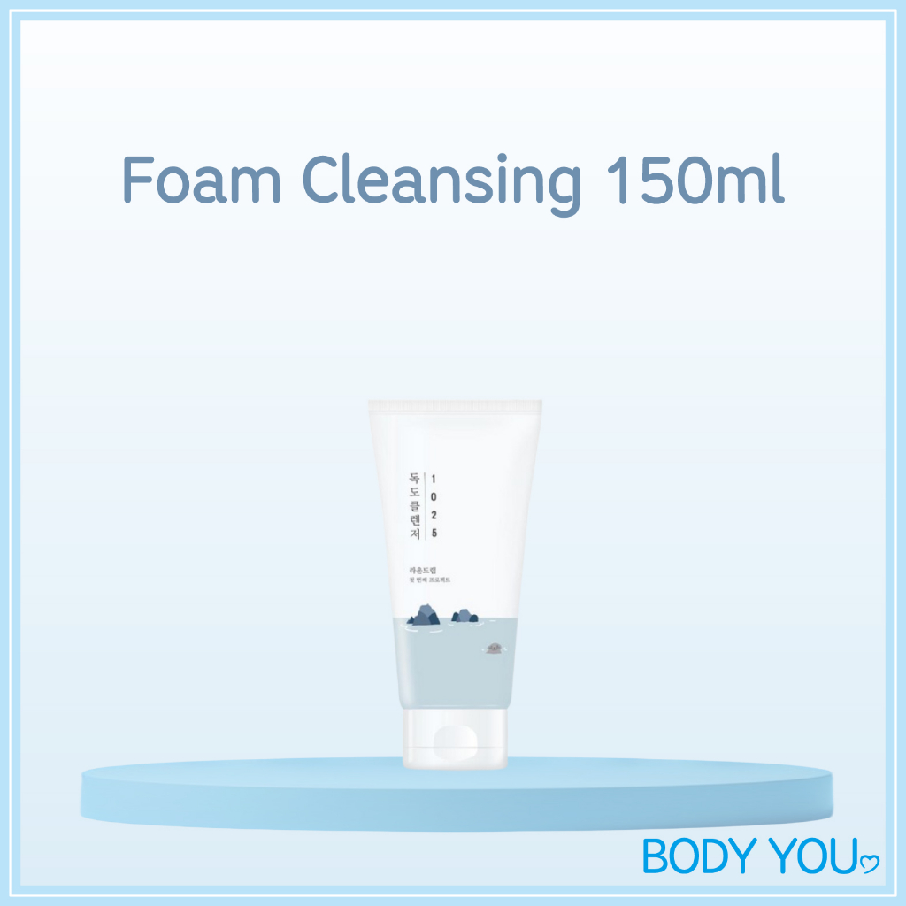 [Round Lab] Dokdo Foam Cleansing 150ml Hydrating Skincare Facial Cleanser Facial Moisture Locking Cr
