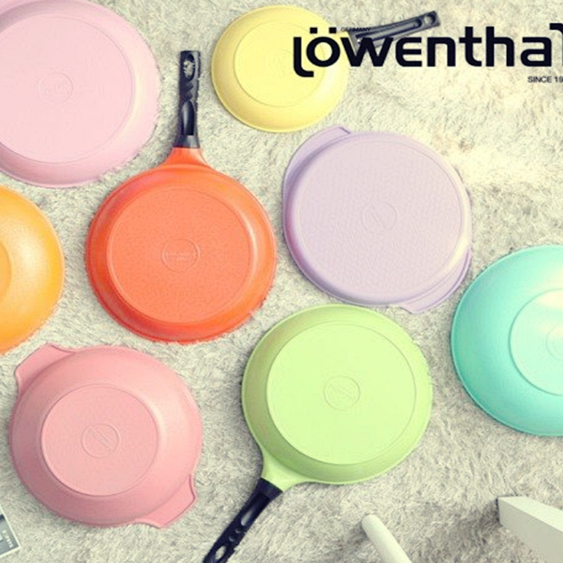 Chảo rán bằng đá nguyên bản Lowenthal Chảo nướng Nắp thủy tinh Dòng sản phẩm