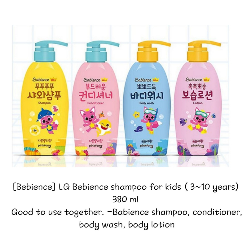 Dầu Gội Đầu LG Bebience Cho Trẻ Em  380 ml