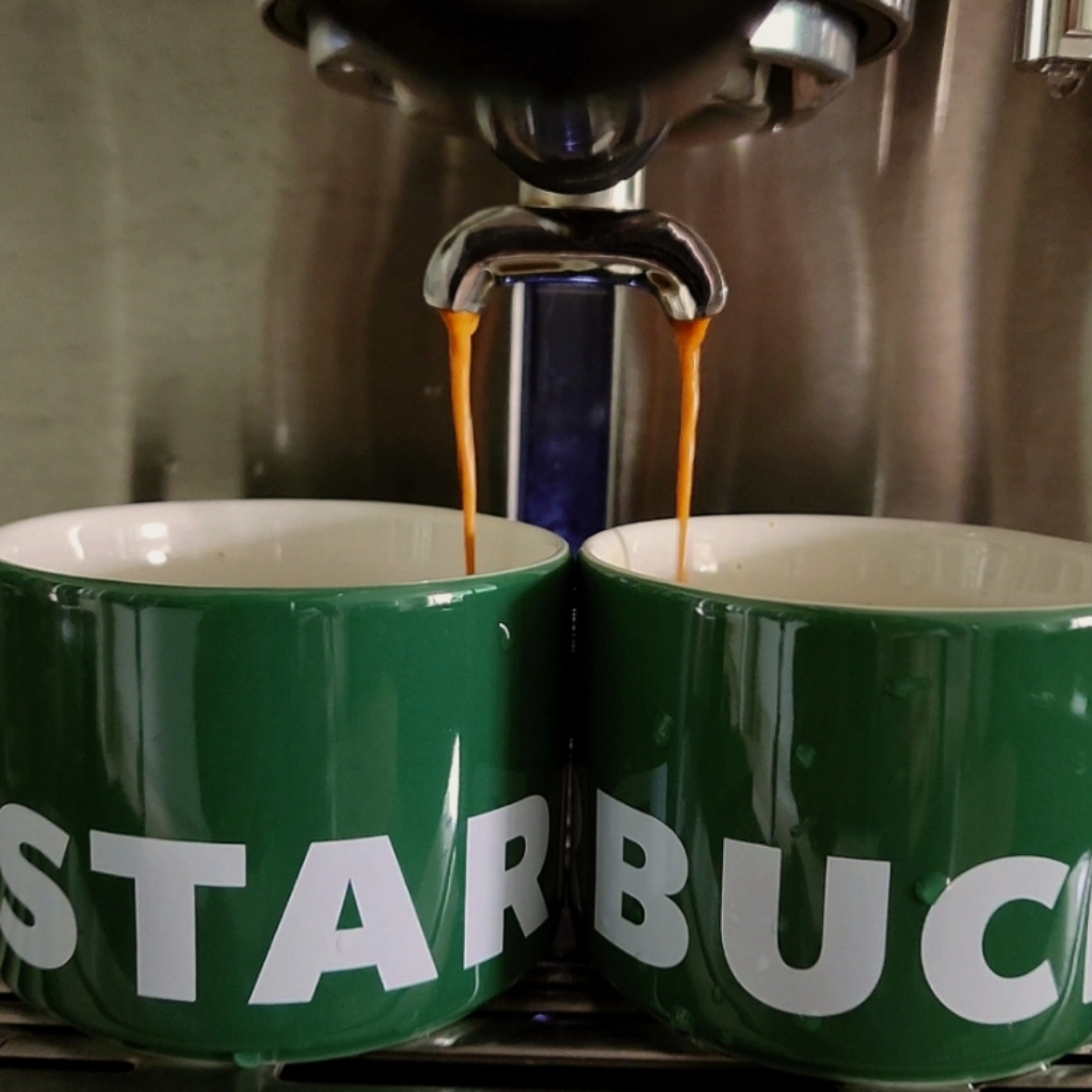 Starbucks Korea Wordmark Square Mug Cup 237ml