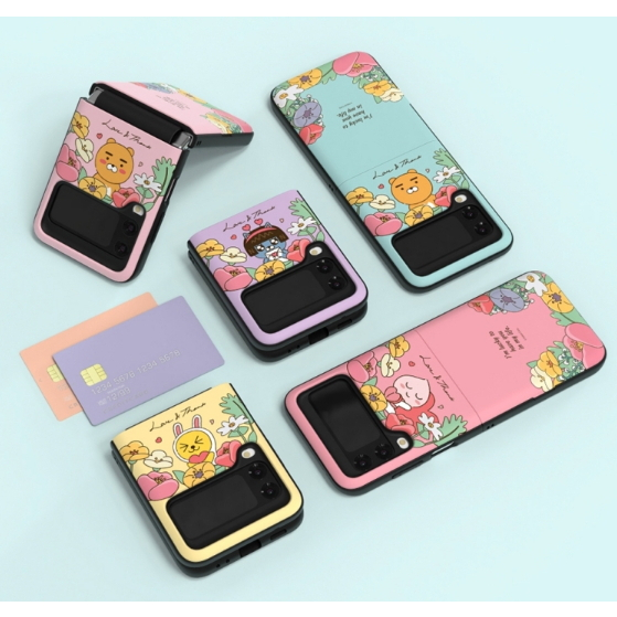 Bao Da Điện Thoại Có Ngăn Đựng Thẻ Cho Samsung Galaxy Z Flip4
