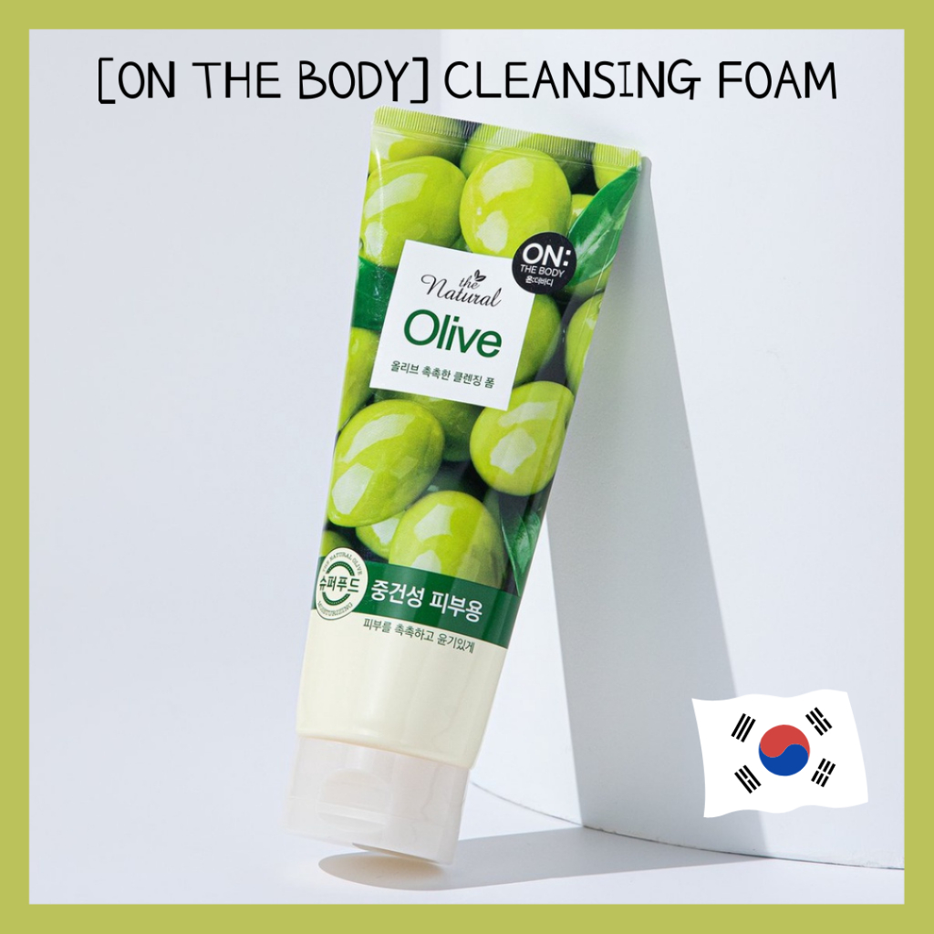 Sữa Rửa Mặt Olive Tự Nhiên Tạo Bọt Hàn Quốc