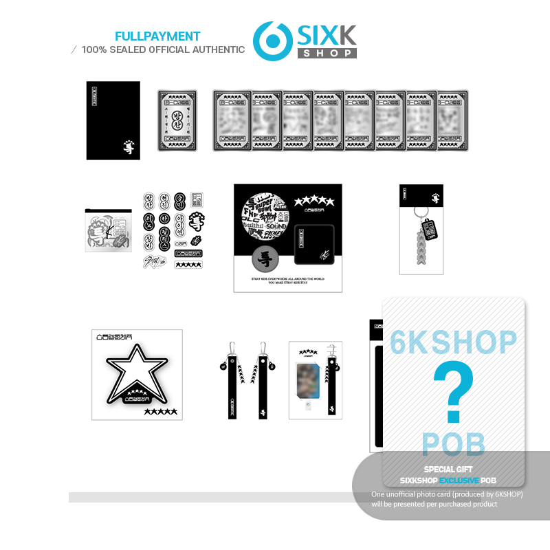 Sản phẩm phụ kiện Stray Kids 5-STAR POP-UP MD chính thức