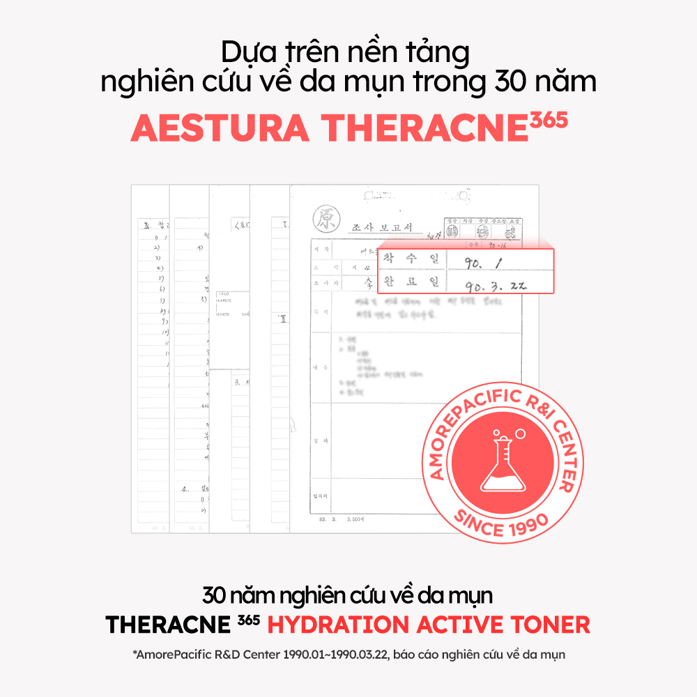 Toner cấp ẩm cho da mụn AESTURA THERACNE365 Hydro Active Toner 200mL