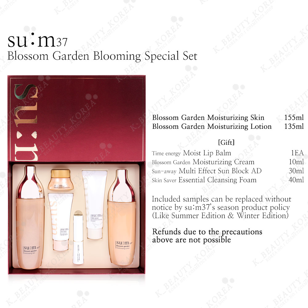 Bộ 2 Sản Phẩm Chăm Sóc Da Mặt Dưỡng Ẩm Đặc Biệt SUM37 Chiết Xuất Hoa Đào M37
