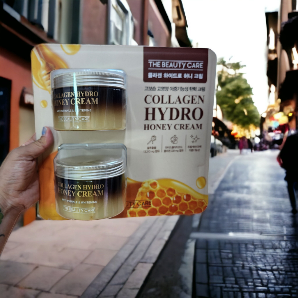 Set The Beauty Care Collagen Hydro Honey Cream  220ml + 220ml- Giúp Dưỡng Ẩm Và Làm Trắng Da