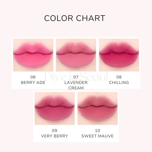 Bộ Sưu Tập water blur tint & berry smoothie 10 Màu Tùy Chọn
