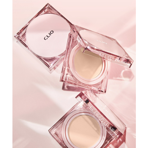 [CLIO] [Full/Mini Size] Phấn Nước Che Phủ Tự Nhiên, Giúp Da Sáng Bóng Clio Kill Cover Mesh Glow Cush