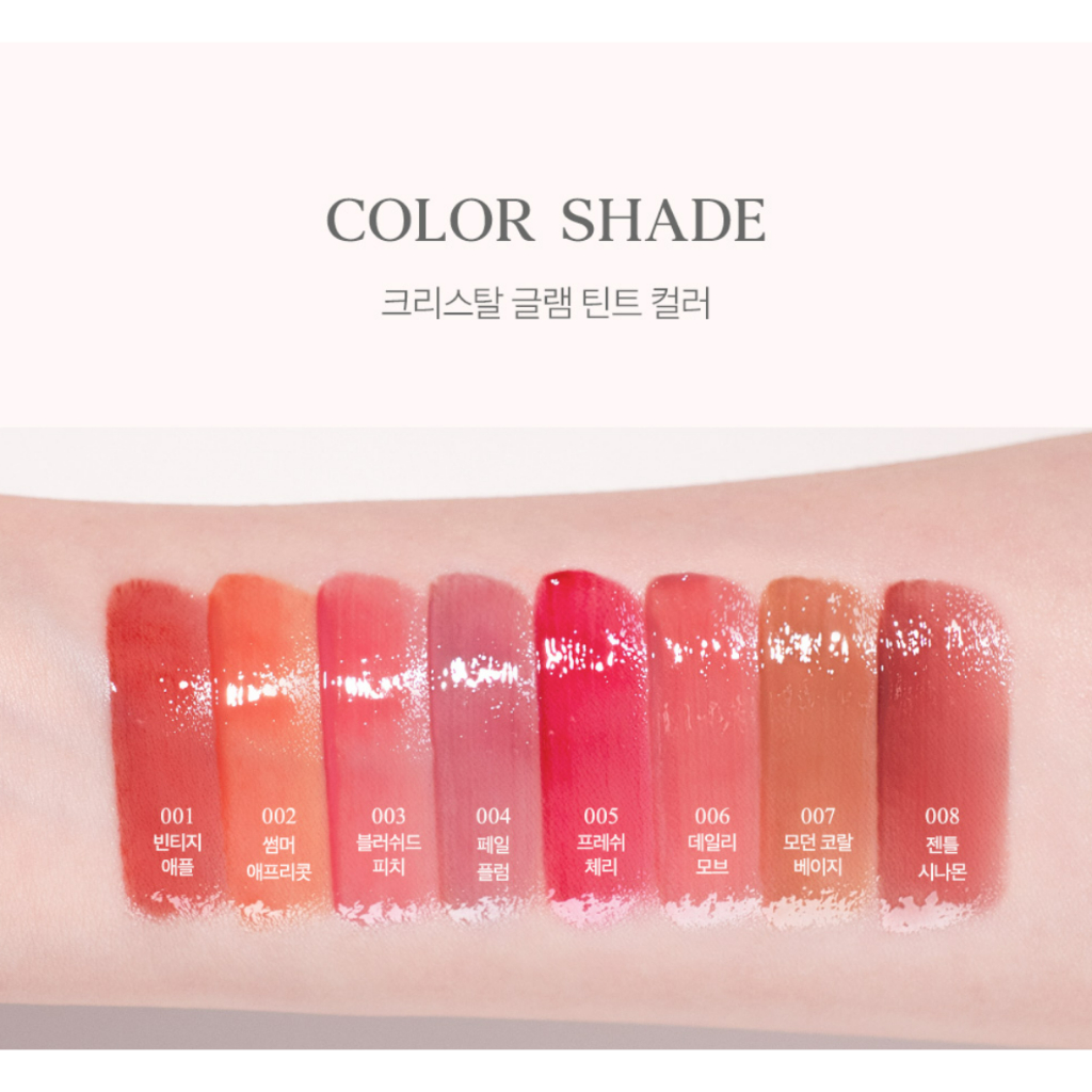 New!Crystal glam tint 12colors, Pha Lê Lấp Lánh 12 Màu