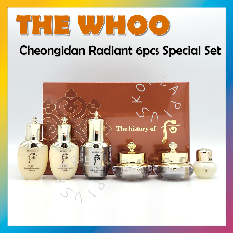 WHOO Set 6 Kem Cheongidan Trang Điểm Chuyên Nghiệp
