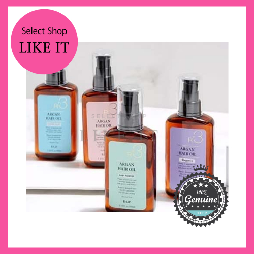 Raip R3 Argan Hair Oil Essence 100m | Tinh Dầu Argan R3 100ml Giúp Dưỡng Tóc | Bột Em Bé / Xà Phòng Màu Bưởi / Xanh Dương / Trắng Đáng Yêu | Giao Hàng Từ Hàn Quốc | Vẻ Đẹp Hàn Quốc