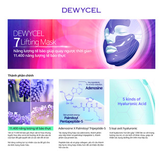 DEWYCEL 7 Lifting Mask Mặt nạ 4p