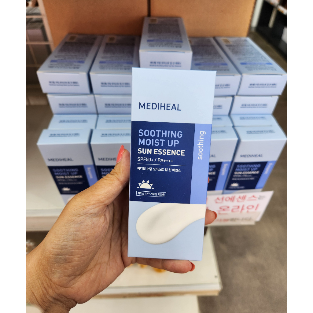 Kem Chống Nắng Mịn Da MEDIHEAL SOOTHING MOIST SUN ESSENCE  45ml