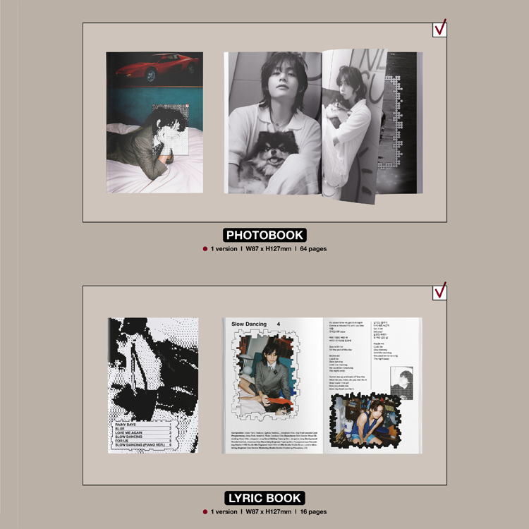 Album đầu tiên Hybe Labels BTS V layover