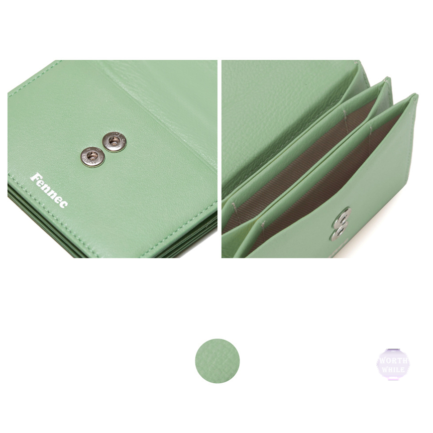 Fennec halfmoon accordion pocket wallet / card holder & coin purse / made in korea / daily stylish card holder & wallet / cute mini card holder & wallet
