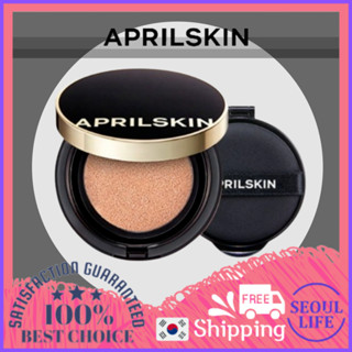 Phấn nước Aprilskin Magic Snow Cushion + Refill (15g+15g)  SPF50+ PA+++ Phấn Nước April Skin Magic Snow Cushion Galaxy Triple Cover Edition SPF50+ PA+++ 15g+15g