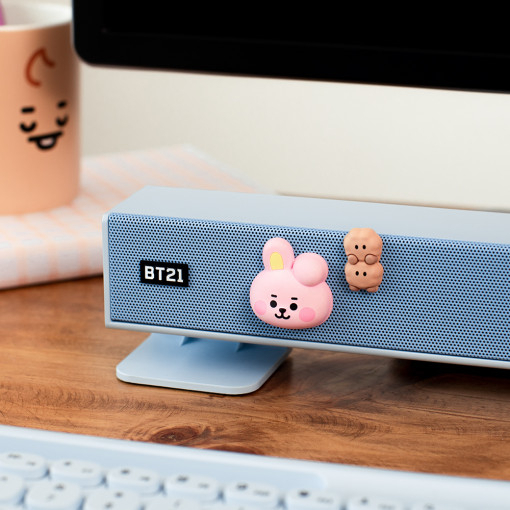 Loa máy tính để bàn BT21 Baby Little Buddy âm thanh sống động, đèn LED