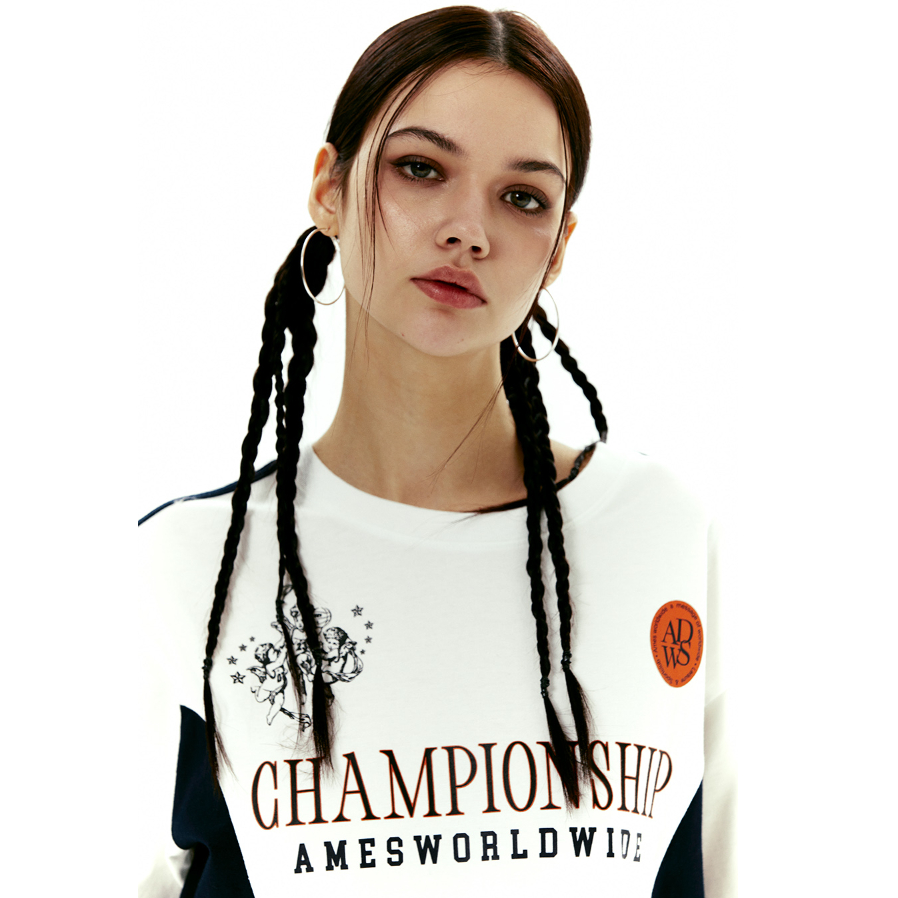 Áo Thun 100% Chính Hãng   CHAMPIONSHIP TEE / 3 Màu / 2 Kích Cỡ / Ngắn Tay / Sản Phẩm Hàn Quốc