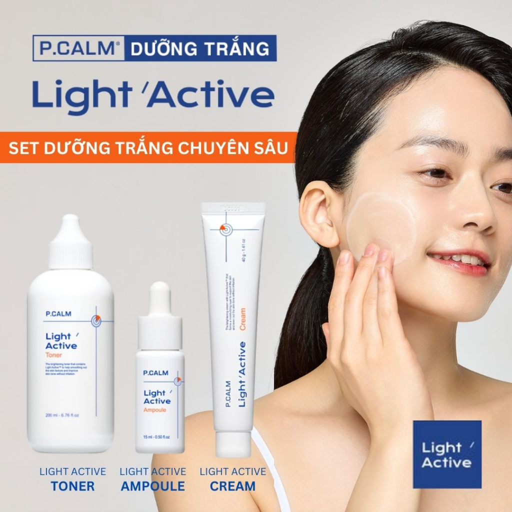 Kem dưỡng trắng sáng P.CALM Light Active Cream 40g