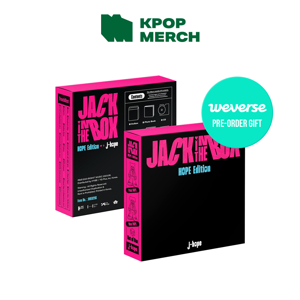 Album Big Hit Entertainment BTS J-hope - Jack In The Box phiên bản HOPE (POB từ Weverse)