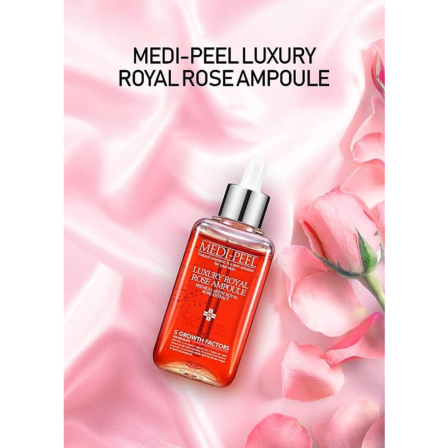 Tinh chất Hoa Hồng  Chống lão hóa-Trắng Da-Chống nhăn Medi Peel Royal Rose Premium Ampoule - 100ml