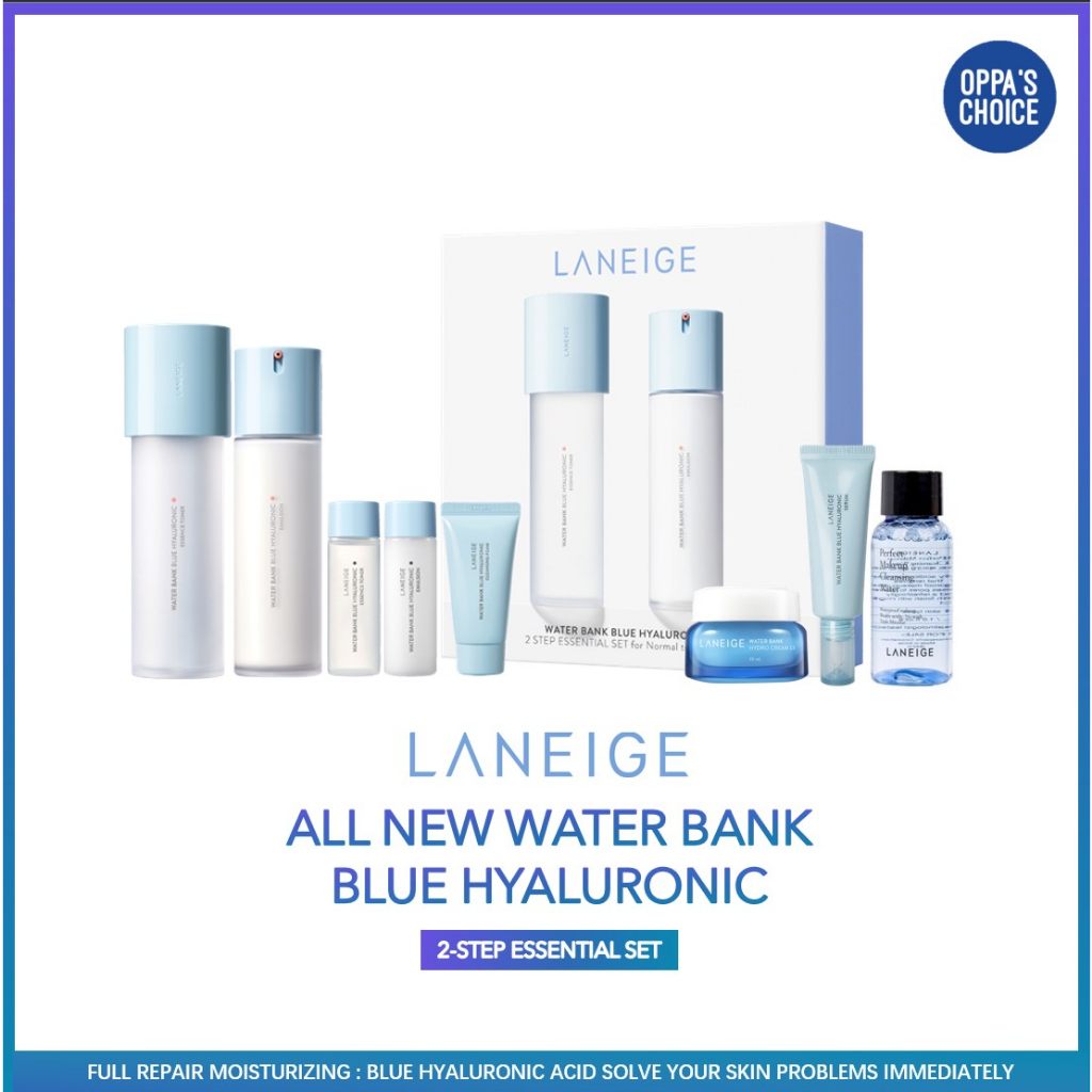 BỘNG DA LANEIGE ALLL NEW WATER BANK BLUE HYALURONIC 2-STEP