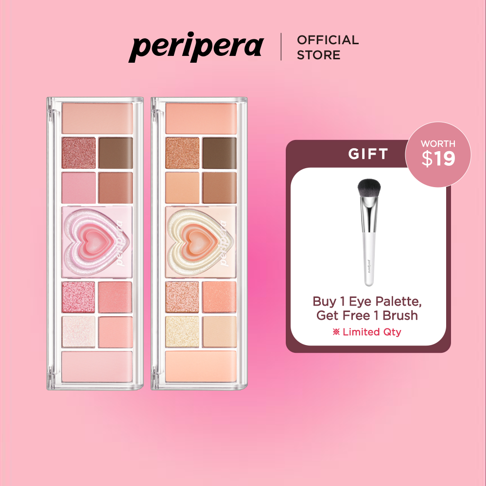 Bảng Phấn Mắt (Bộ Sưu Tập PERIPERA) (Bộ Sưu Tập Má Hồng Và Phấn Bắt Sáng Tất Cả Trong Một Bảng)