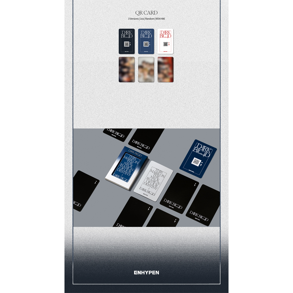 Album ENHYPEN Dark Blood phiên bản weverse không POB