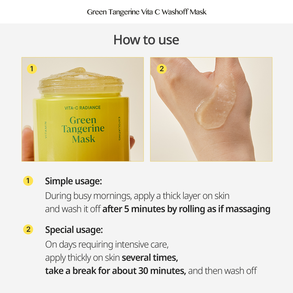 GOODAL Mặt Nạ Vitamin C 110g Chiết Xuất Từ Quýt Xanh Giúp Chăm Sóc Da