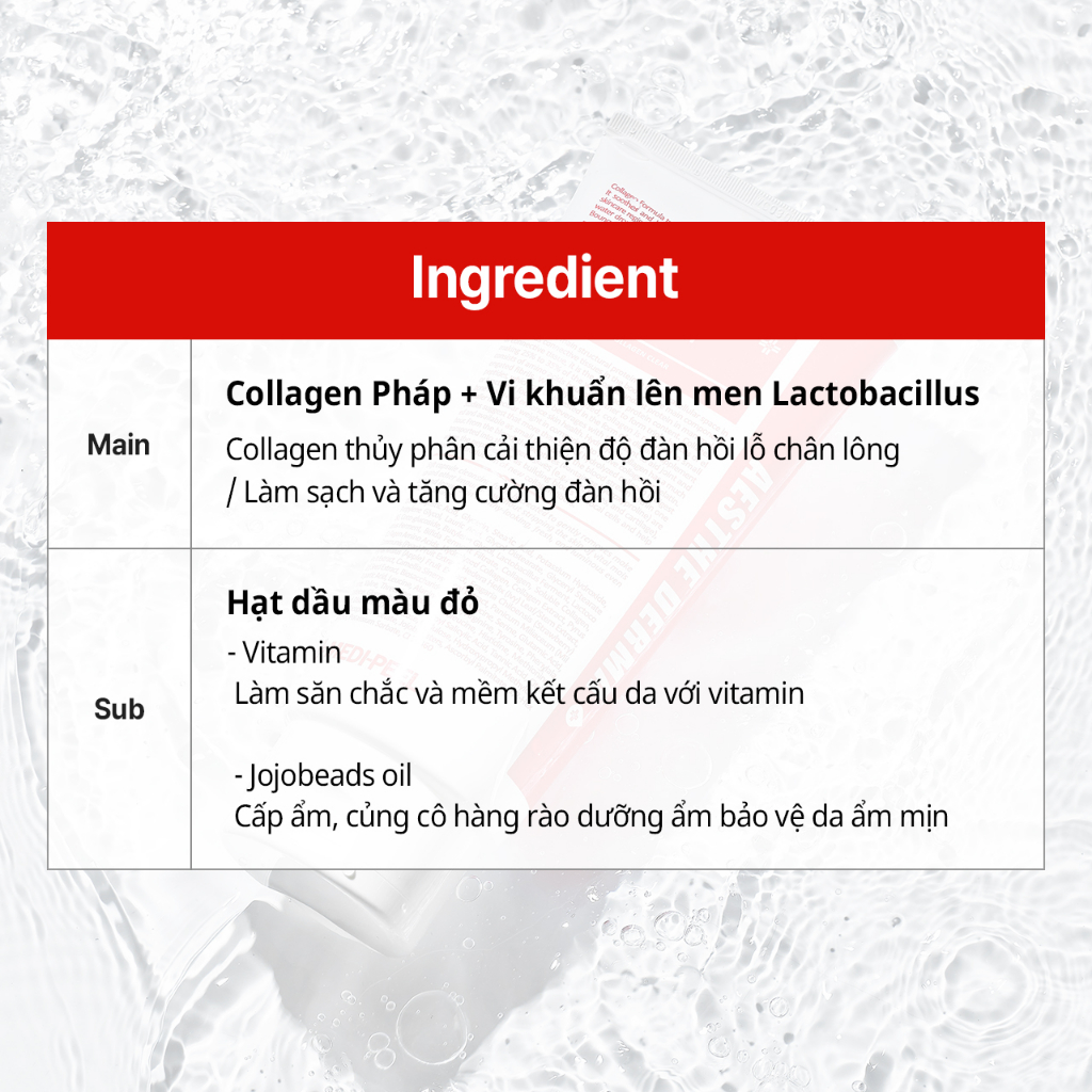 Sữa Rửa Mặt Collagen MEDIPEEL Red Lacto Collagen thu nhỏ lỗ chân lông 2.0 300ml