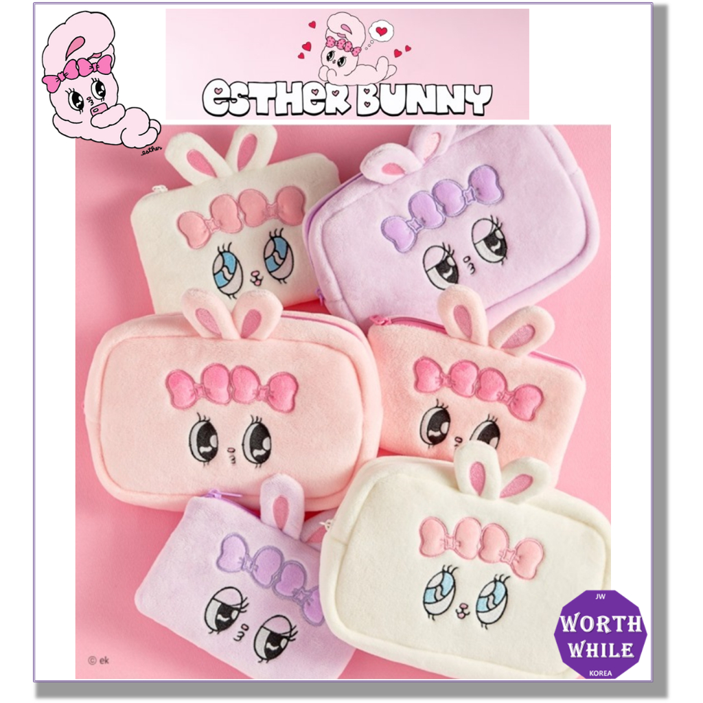 DAISO Túi Vuông Hàn Quốc Daisy / Esr Túi Đựng Tiền Xu / Thẻ Nhân Vật Hoạt Hình / Mỹ Phẩm Dễ Thương
