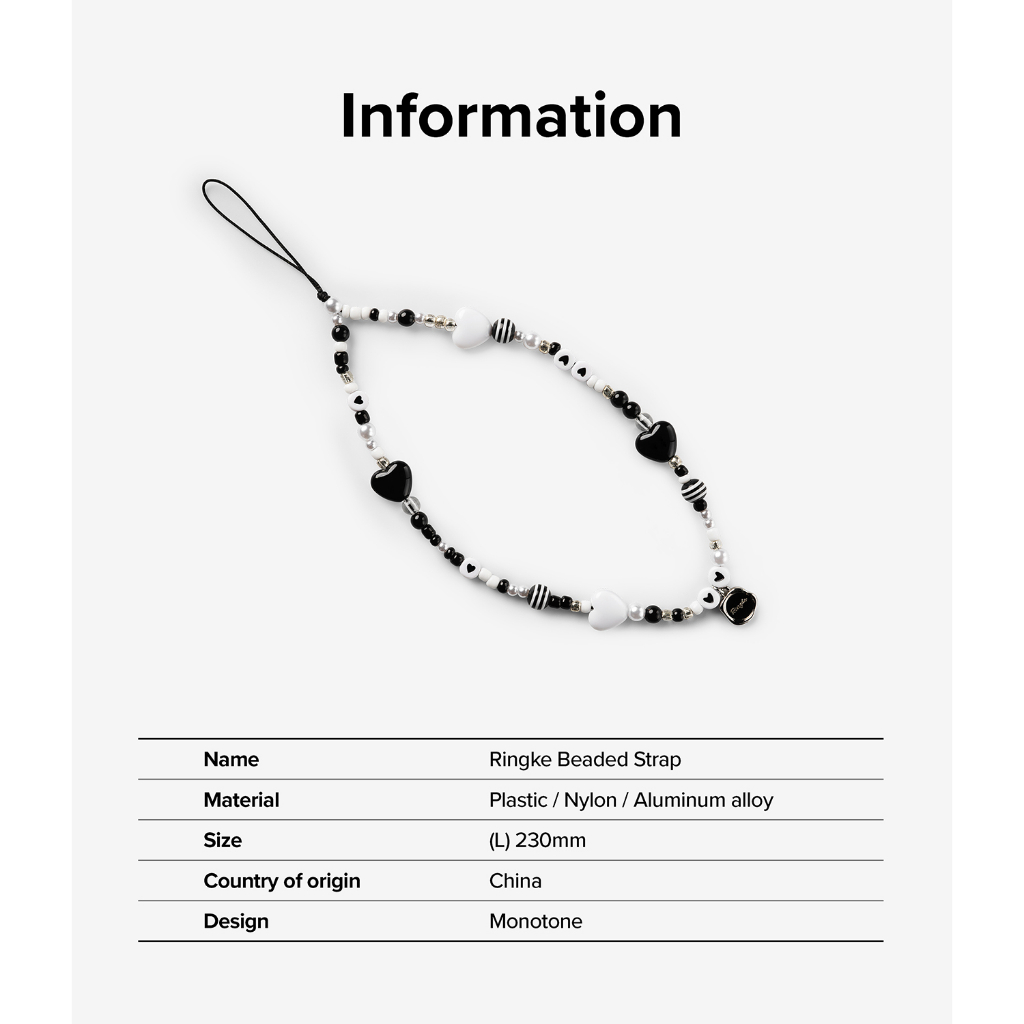 Dây đeo đính cườm Ringke cho vỏ điện thoại thông minh Máy ảnh và tất cả các thiết bị