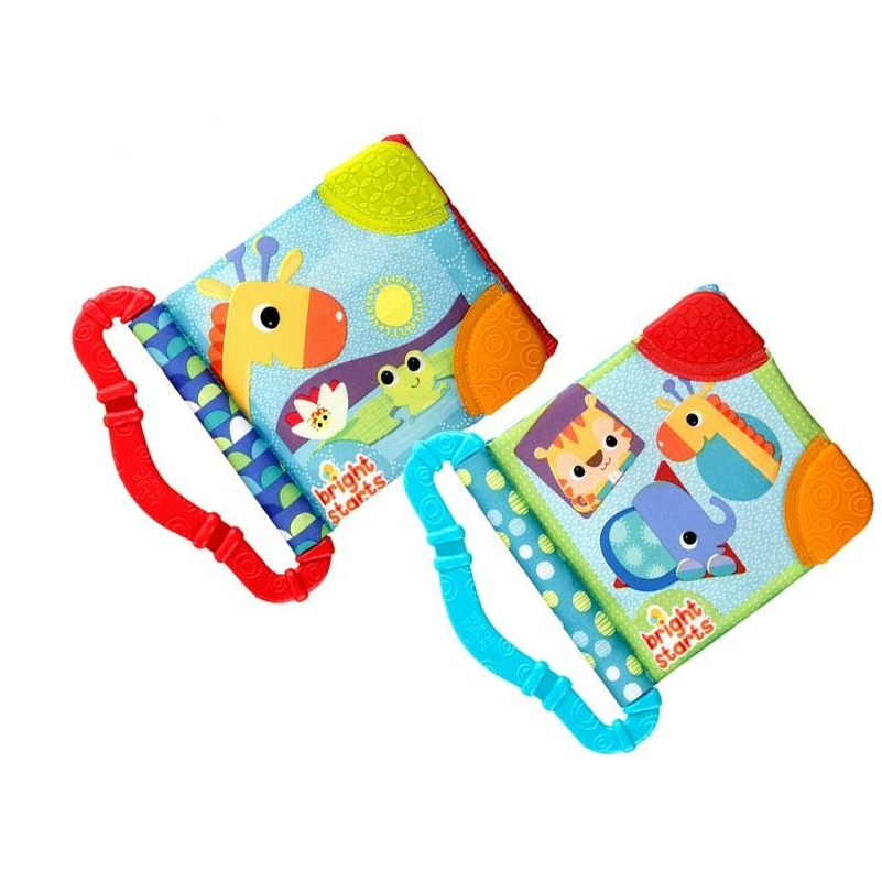 Sách vải kèm gặm nướu Brightstart cho bé từ 3 tháng