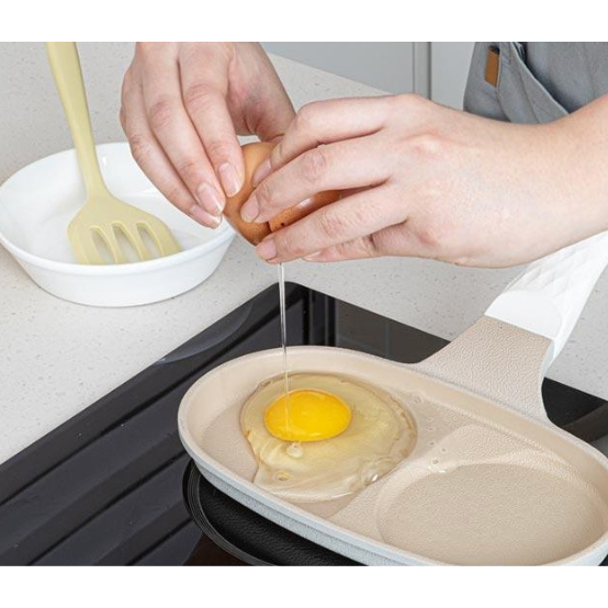 Chảo Chiên Trứng 2 Lỗ Hàn Quốc