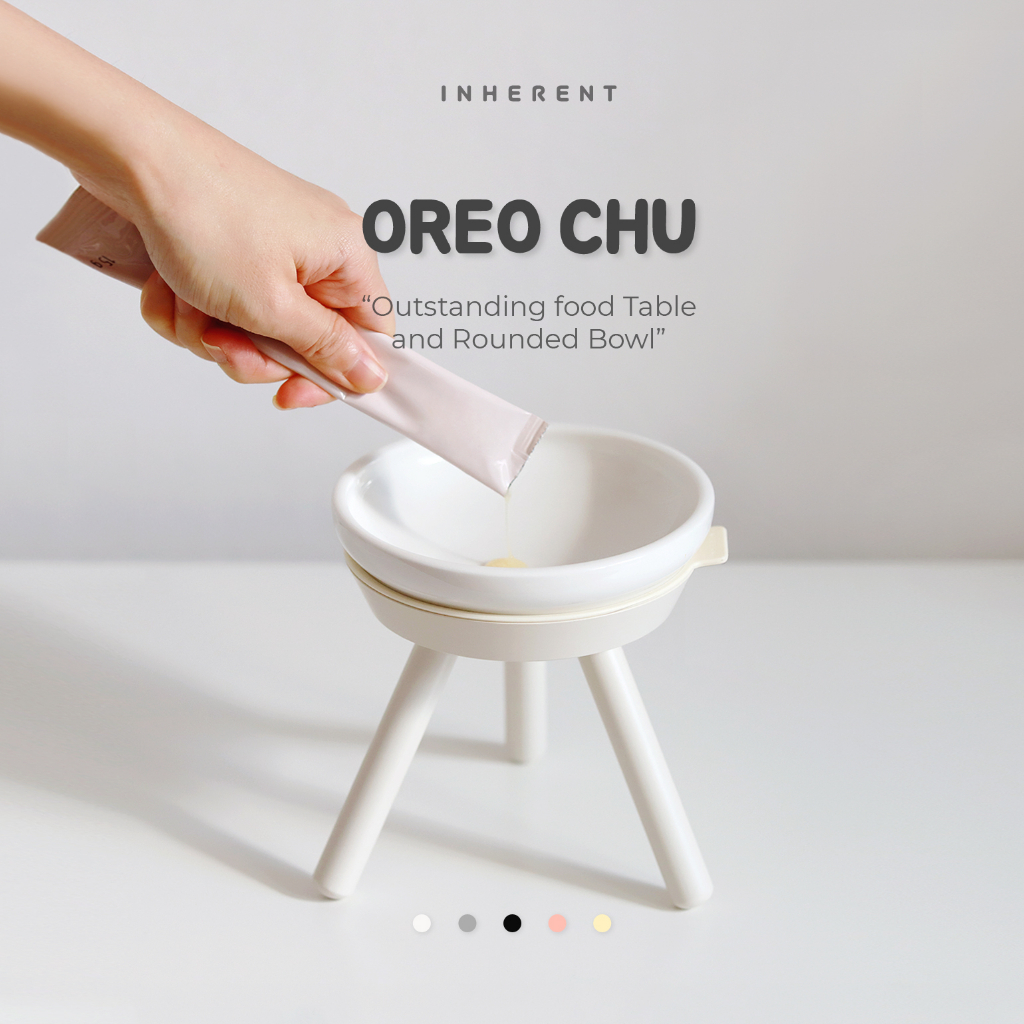 [INHERENT] Bát đựng thức ăn cho thú cưng Oreo Chu